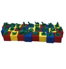 Vtg Tupperware Toys Busy Blocks  26  Alphabet Letters Figures  26  Learning Set