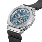 Casio G-shock Gbm2100a-1a2 Blue Solar Bluetooth G-steel Men s Watch