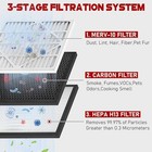 Air Scrubber Filtr Negative Air Machine With 550 Cfm Industrial Commercial Red