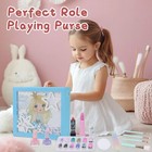 Kids Makeup Kit For Girl Gifts  13 Pcs Makeup Toys Little Girls Make Up