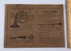 Vintage J w  Pepper   Sons Musical Instruments Music Catalog Philadelphia C 1900