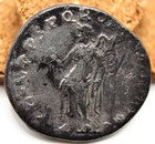 Roman Imperial   Trajan   Ar Denarius   103-111 Ad   Optimo Princeps   Rainbow