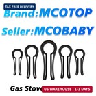 Gas Stove Knob Locks  Stove Knob Safety Covers For Child  Prevent Kids Pets From