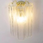 Set Of 2 Wall Sconce With Murano Glass  Vintage Style Wall Lamp Home Decor Light