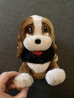Vintage Dakin Sad Sam Plush Puppy Small Brown Dog Stuffed Animal  21424 Tuxedo