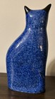 Vintage Ceramic Blue Cat Excellent Used Condition No Chips Or Cracks