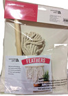 Leisure Arts 3 Piece Macrame Project Kit    feathers   
