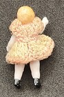 Antique German Carl Horn Miniature 1 5  Bisque Porcelain Doll