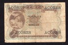 Azores-pick  8a 1909 2500 Reis Banknote W out Red Overprint-rare 