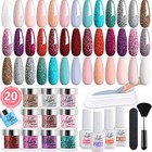 Aikker 27 Pcs Galaxy Color Dip Powder Nail Kit Starter B099plv68m - Multicolor
