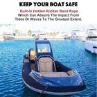 4ft 2-pack Bungee Dock Line Mooring Rope For Boat With Stainless Steel Clip