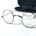Antique Wire Rim Round Spectacles Eye Glasses Vintage Eyeglasses Marked Spa