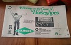 Vtg Official Diamond Double Ringer Pitching Horseshoe Set W  Box 2 1 2 Lbs