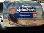 New Pampers Splashers Disposable Swim Diapers - Pack Of 11  Sz 4  20-33 Lbs