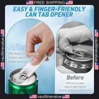 Enhon 4 Pcs Soda Can Tab Opener  Compact Beer Can Opener  Canned Drink Tab