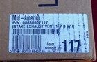 Mid-america Intake Exhaust Vent 117b White M00030807117