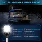 9 Inches Boat Stern Light Anchor Light Led Marine Waterproof Ip67  White Fold Do