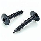 Wood Screws  8 X 1 Inch Black Modified Truss Head Phillips Drive 100 Pack