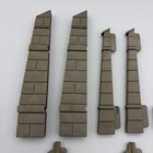 Lot Of 8 Playmobil 3666 3665 Castle Replacement Parts Decorative Wall Vintage