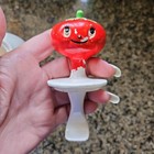 Vintage Anthropomorphic Ketchup With Tomato Head Pixieware Jar Holt Howard Era