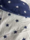 Pottery Barn Kids Star Organic Cotton Duvet Cover Navy Blue Twin