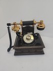 Vtg Deco-tel Cradle Rotary Dial Corded Telephone Dated 12-75 Plastic Metal