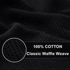 100  Cotton Kitchen Towels And Dishcloths Set - 8 Black Towel Set - 4 4 Pack