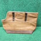 Rufflife Pet Carrier Shoulder Bag Travel Tote Brown Faux Leather Dog Cat 18   
