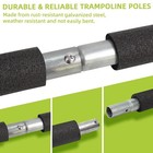 Trampoline Poles Lower Enclosure Straight Tube Parts 4201 2pk Skywalker