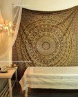 Unique Indian Mandala Wall Art  100  Cotton Tapestry For Room Transformation