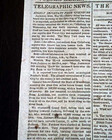 Original Southern Confederate Origin Of Civil War 1863 Charleston Sc Newspaper