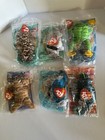 1999 Ty Teenie Beanie Babies Complete Set Of 12 Mcdonalds Happy Meal Sealed New