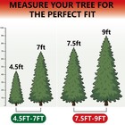 Red Christmas Tree Storage Bag Fits 7 59 Ft Artificial Xmas Trees Wheels