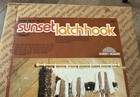 Vintage Sunset Latch Hook Rug Wall Hanging Kit 8608 Trails Unused   Open Box