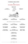 Charles Strouse  annie 2  Helen Gallagher   Harve Presnell 1990 Tryout Playbill