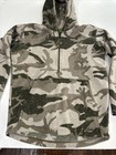 Cabela s Berber Fleece Hooded Quarter Zip Pullover Outfitter Camo Medium