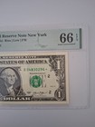 2013 B Duplicate Star Note Error One Dollar Bill B04830296  66 Epq Fw