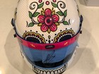 Daniel Suarez   Svg Autographed 2025 Mexico City Full Size Helmet   Cards