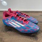 Adidas F50 Cleats - Blue And Pink Size 5y