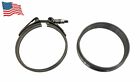 4 4  He351cw Turbine Outlet Flange And Clamp Mild Steel