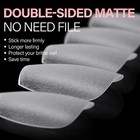 Aillsa Short Coffin Nail Tips 450pcs Full Cover Double-sided Matte Gel Nail Tips