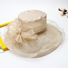 Bridal Fascinator Women s Kentucky Derby Church Sun-hat Dress Lace Tea Party Hat