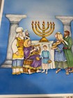 The Story Of Chanukah Coloring Book Original Cover Painting    Proof