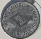 Missouri Sales Tax Receipt Token Coin 