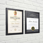 Black 8 5x11 Picture Frame Set Of 12  Multi 8 5 X 11 Frames Bulk