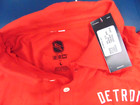 Adidas Ccm Nhl Detroit Red Wings Red Polo Shirt Size L