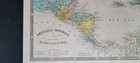 Antique  1862   French Map - Central America   West Indies   Caribbean - Ansart