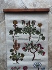 Vintage Mid Century Textile Art Floral Geiranger Norway