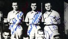 Wwii Atomic Bomb  Vintage 5x7 Photo Autographed By Tibbets   Van Kirk   Nelson