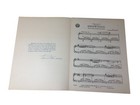 Vintage Sheet Music Titled  snowfall 